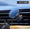 MrMesquita_ShopCarregador Sem Fios Magnético para iPhone - Suporte de Carro RápidoMrMesquita_Shop