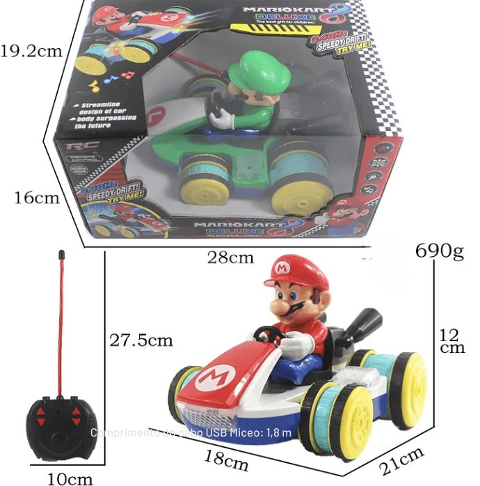 MrMesquita_ShopCarro de Corrida Super Mario Controlo Remoto "RC"MrMesquita_Shop