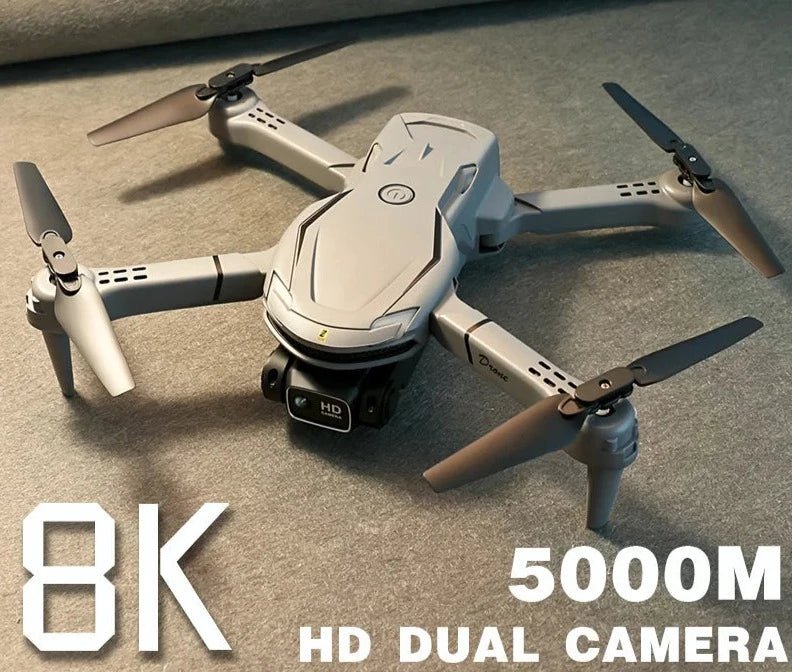 MrMesquita_ShopDrone V88 SkyMaster: imagem 8K, GPS 5G, Dupla Câmera HD, Dobrável e com Controle Remoto de ObstáculosMrMesquita_Shop