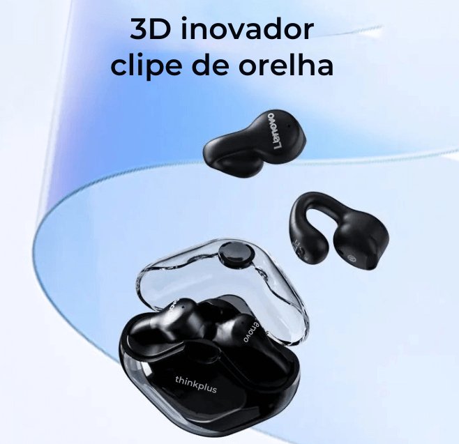 MrMesquita_ShopFones Sem Fios 3D: Som InovadorMrMesquita_Shop