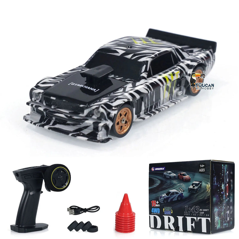 MrMesquita_ShopMini Carro de Drifting 4x4 RC com Controlo Remoto 2.4G - Modelo de CorridaMrMesquita_Shop