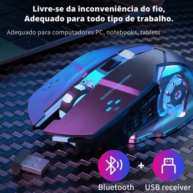 MrMesquita_ShopRato Bluetooth Sem Fios Gaming – Precisão e Conforto para JogadoresMrMesquita_Shop