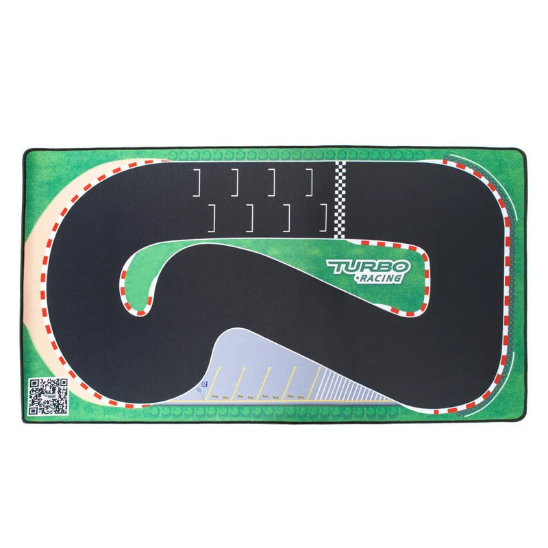 MrMesquita_ShopTapete de Corrida Turbo Racing 1:76 RC – A Pista Portátil Ideal para Corridas de Mesa - 120 x 80 cm:MrMesquita_Shop